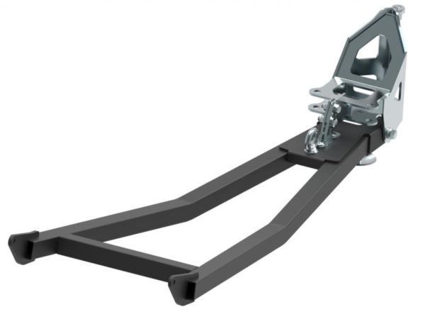 Push tube v-plow G2, mid-mount, Iron Baltic