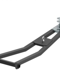 Push tube v-plow G2, mid-mount, for ATV with tracks, Iron Baltic