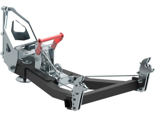 Push tube v-plow G2, front fixing, Iron Baltic