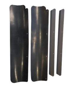 Rubber overhang v-plow G2 150 cm, Iron Baltic