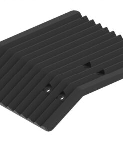 Left plastic wear bar for ski track maker, Tracker 230, Iron Baltic
