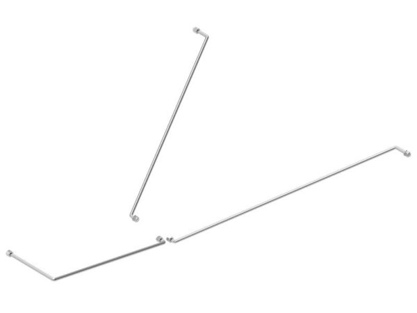 Bar set, front-mount push tube, Iron Baltic
