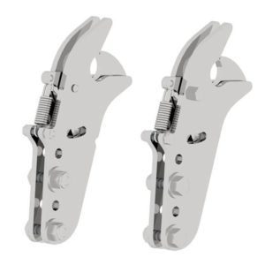 Quick lock, front-mount push tube, Iron Baltic