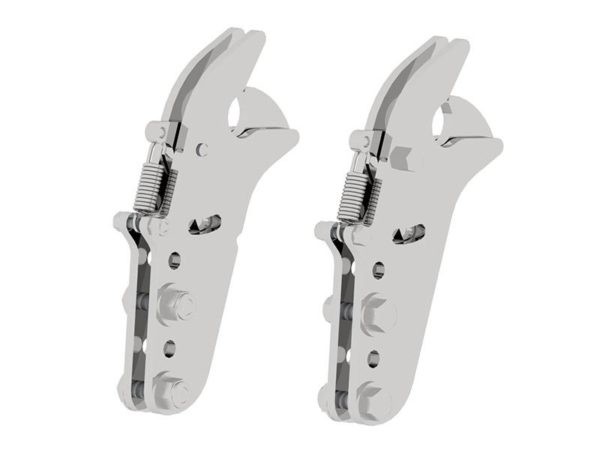 Quick lock, front-mount push tube, Iron Baltic
