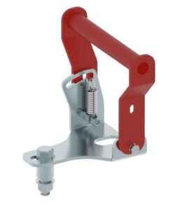 Locking handle, front-mount push tube, Iron Baltic