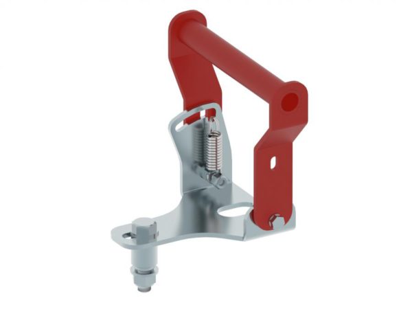 Locking handle, front-mount push tube, Iron Baltic