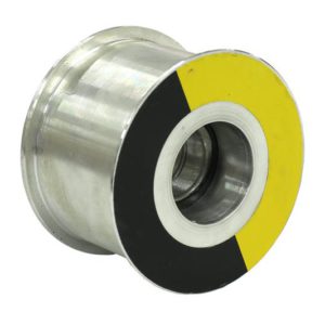 Belt tightener land roller+bearing, flail mower, Iron Baltic