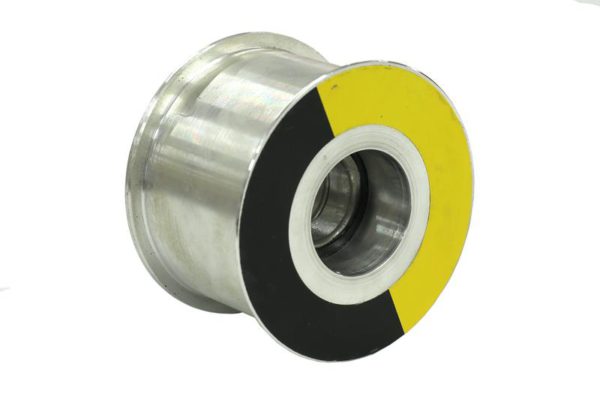 Belt tightener land roller+bearing, flail mower, Iron Baltic