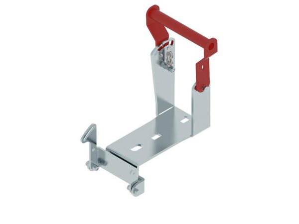 Locking handle, front-mount push tube, V-blade G2 150/180 cm, Iron Baltic
