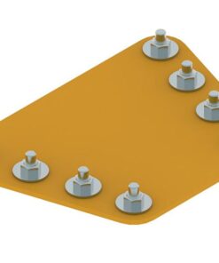 Wing compound rubber, v-plow G2 150/180 cm, Iron Baltic