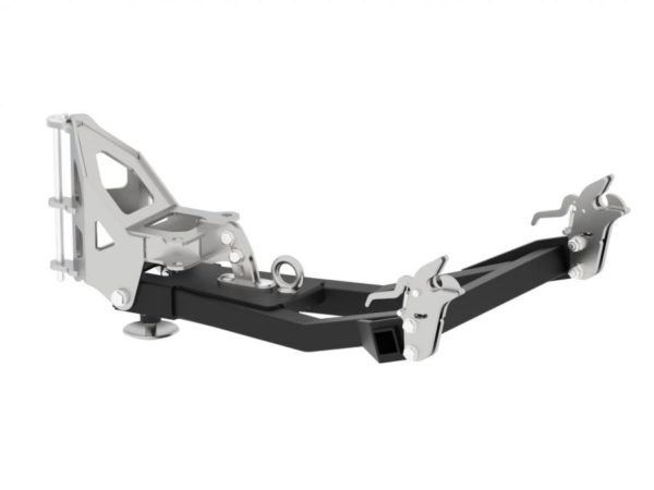 Push tube v-plow G2, front-mount, UTV HD, Iron Baltic