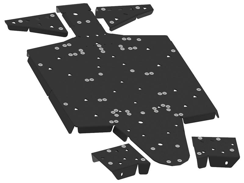 Skid plate, Polaris RZR 900 S / RZR 1000 S - Image 4