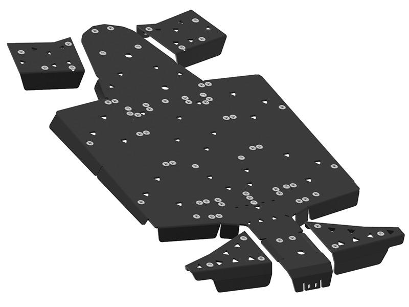 Skid plate, Polaris RZR 900 S / RZR 1000 S - Image 6