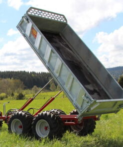 Flat bottom trailer DX220VH, Kranman