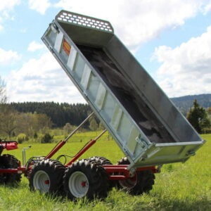 Flat bottom trailer DX220VH, Kranman