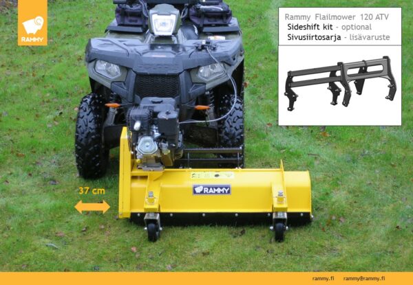 Side flail mower set Flail flail mower, Rammy