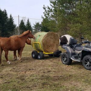 Hay bale trailer, Iron Baltic