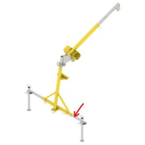IB 1200 wire rope hoist for bulk trucks, horizontal tube, Iron Baltic