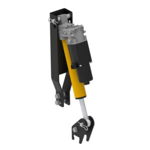 Electro-hydraulic height adjustment for flail mower, Iron Baltic