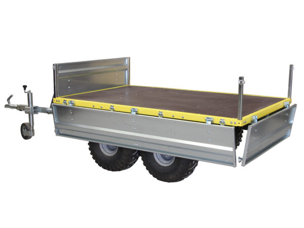 Flat bottom trailer FD-1200, Iron Baltic