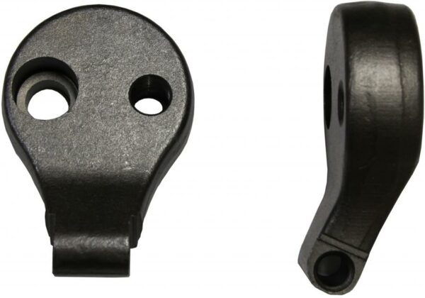 Stump grinder teeth holder angled (pair), Iron Baltic